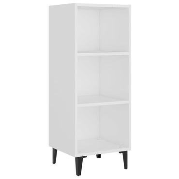 vidaXL Buffet blanc 34,5x32,5x90 cm Bois d'ingénierie