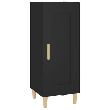 vidaXL Buffet noir 34,5x34x90 cm Bois d'ingénierie