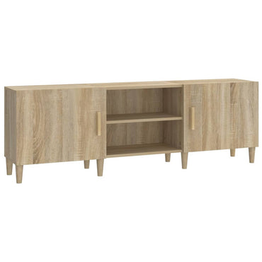 vidaXL Meuble TV chêne Sonoma 150x30x50 cm Aggloméré