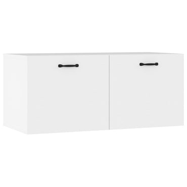 vidaXL Wandschrank Weiß 80x36,5x35 cm Holzwerkstoff