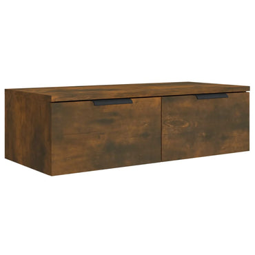 vidaXL Armoire murale chêne fumé 68x30x20 cm bois d'ingénierie