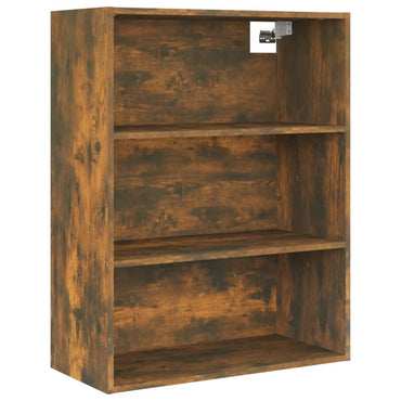 vidaXL Meuble haut chêne fumé 69,5x32,5x90 cm