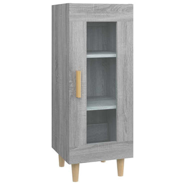 vidaXL Bahut gris Sonoma 34,5x34x90 cm Bois d'ingénierie
