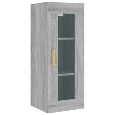 vidaXL Armoire murale Gris Sonoma 34,5x34x90 cm