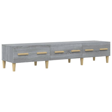 vidaXL Meuble TV Gris Sonoma 150x34,5x30 cm Aggloméré