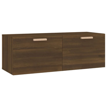 vidaXL Armoire murale aspect chêne marron 100x36,5x35 cm en bois d'ingénierie