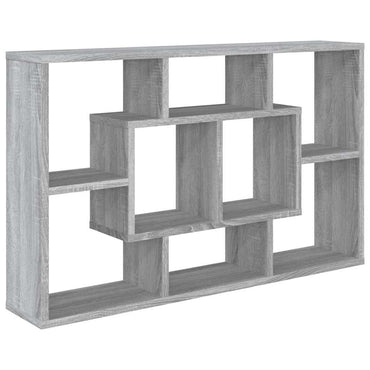 vidaXL Étagère murale gris Sonoma 85x16x52,5 cm bois d'ingénierie