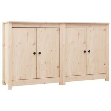vidaXL Commodes 2 pcs 70x35x80 cm Bois de pin massif