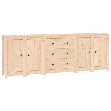 vidaXL Buffet 230x35x80 cm Bois de pin massif