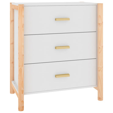 vidaXL Buffet blanc 62x38x70 cm Bois d'ingénierie