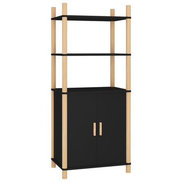 vidaXL Buffet haut noir 60x40x141 cm Bois d'ingénierie