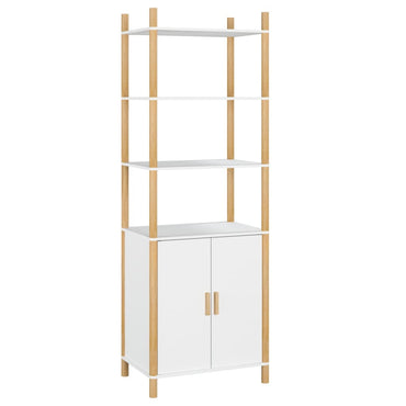 vidaXL Highboard blanc 60x40x173 cm en bois d'ingénierie
