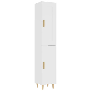 vidaXL Highboard Weiß 35x34x180 cm Holzwerkstoff