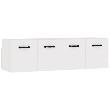 vidaXL Wandschränke 2 Stk. Weiß 80x35x36,5 cm Holzwerkstoff
