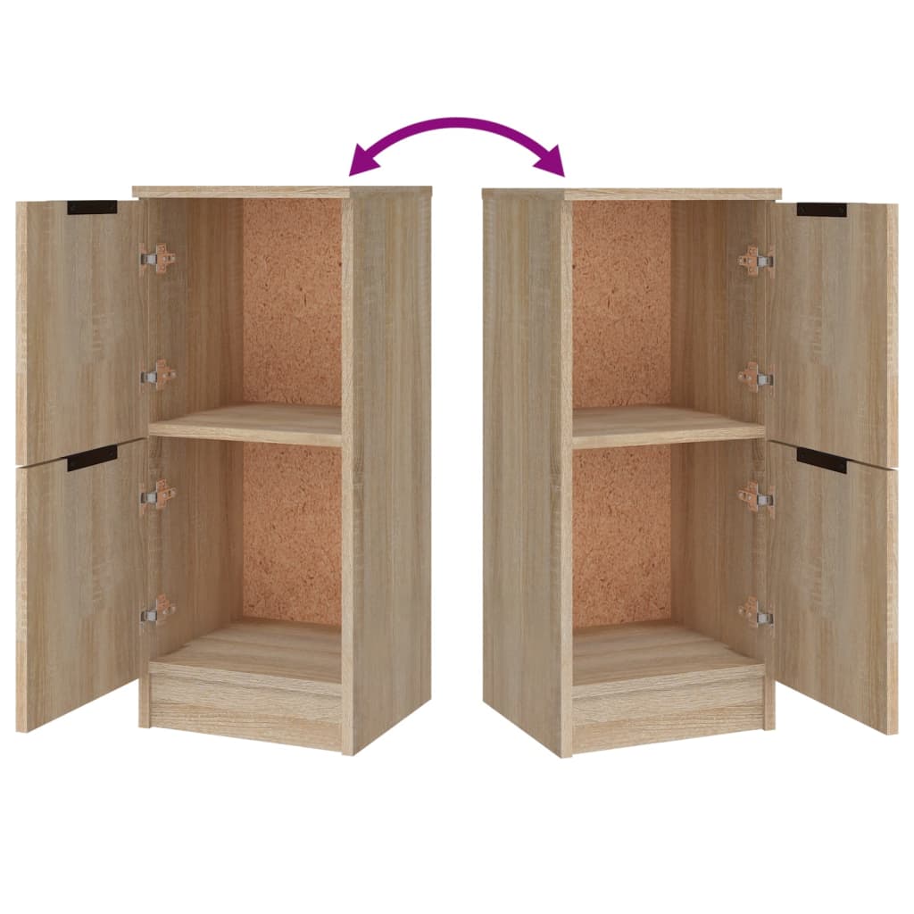 Sideboards 3 Stk. Sonoma-Eiche Holzwerkstoff