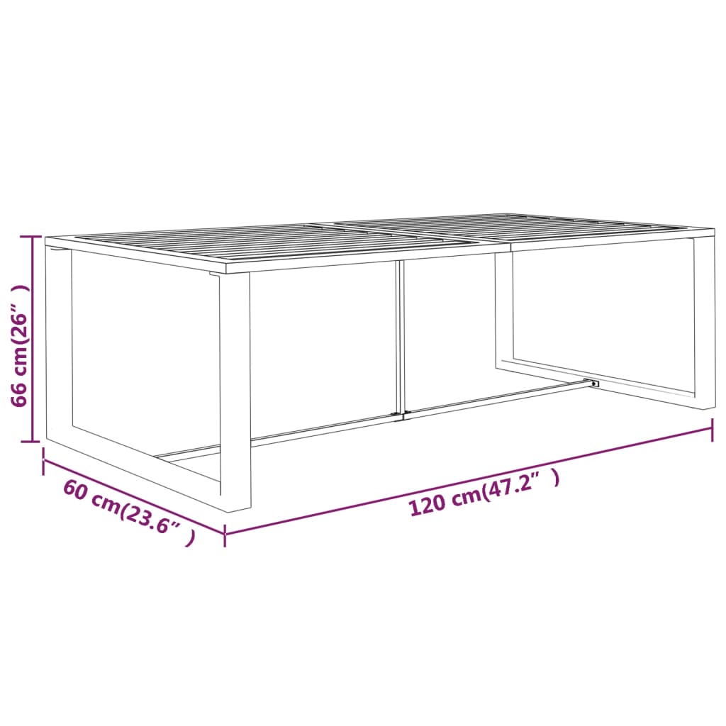 vidaXL Salon de jardin 4 pcs avec coussins aluminium anthracite