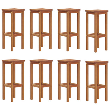 vidaXL Barhocker 8 Stk. Massivholz Akazie