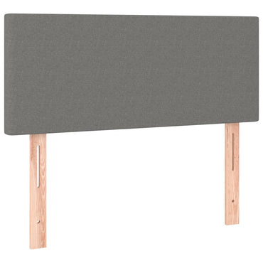 vidaXL Kopfteil Dunkelgrau 80x5x78/88 cm Stoff