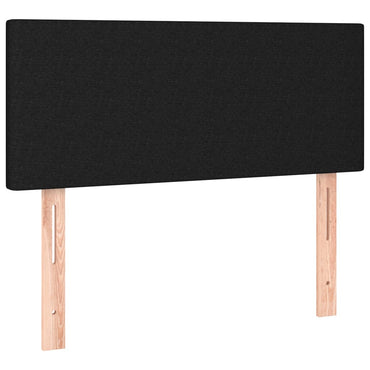 vidaXL Kopfteil Schwarz 100x5x78/88 cm Stoff