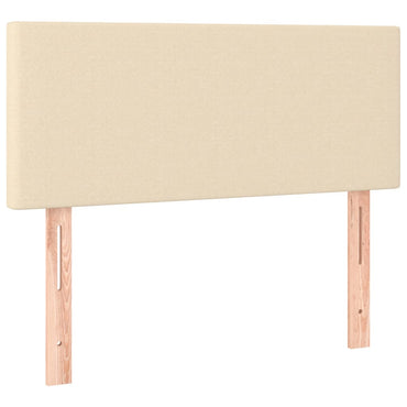 vidaXL Kopfteil Creme 100x5x78/88 cm Stoff