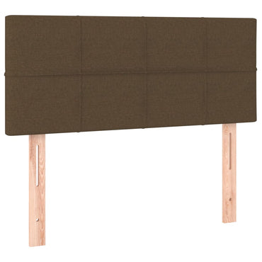 vidaXL Tête de lit marron foncé 80x5x78/88 cm tissu