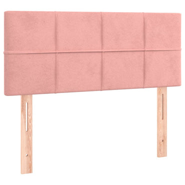 vidaXL Kopfteil Rosa 80x5x78/88 cm Samt