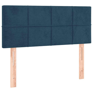 vidaXL Kopfteil Dunkelblau 100x5x78/88 cm Samt