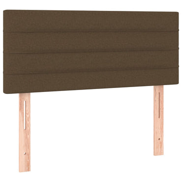 vidaXL Tête de lit marron foncé 80x5x78/88 cm tissu