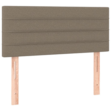 vidaXL Kopfteil Taupe 100x5x78/88 cm Stoff