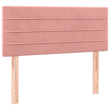 vidaXL Kopfteil Rosa 100x5x78/88 cm Samt
