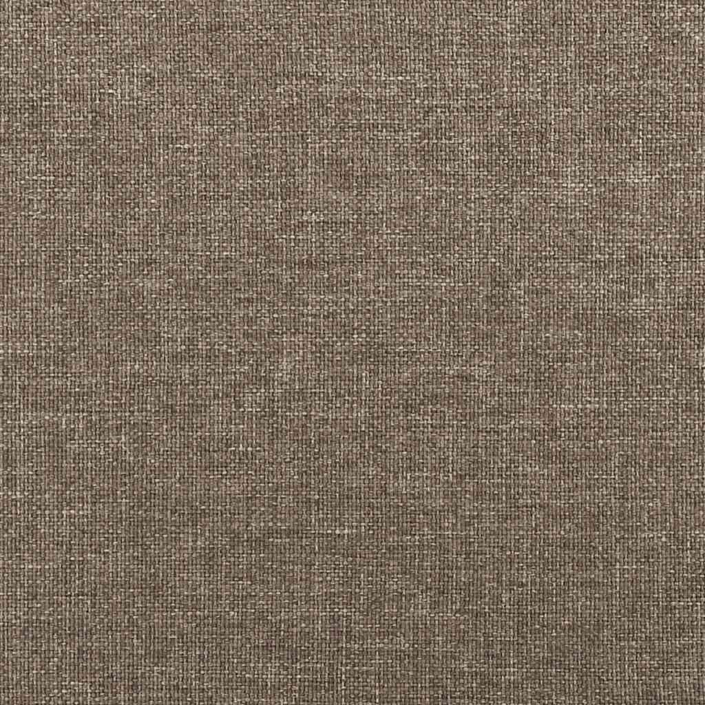 vidaXL Kopfteile 2 Stk. Taupe 72x5x78/88 cm Stoff