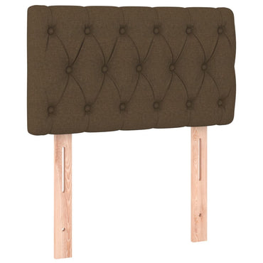 vidaXL Kopfteil Dunkelbraun 80x7x78/88 cm Stoff