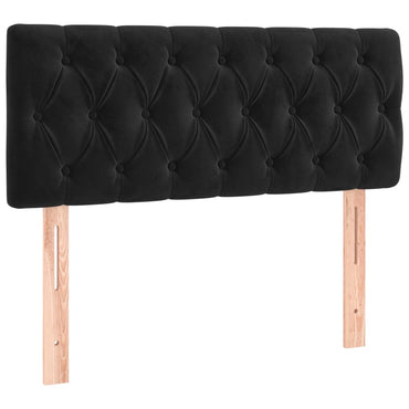 vidaXL Kopfteil Schwarz 90x7x78/88 cm Samt