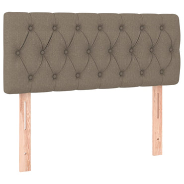 vidaXL Kopfteil Taupe 100x7x78/88 cm Stoff