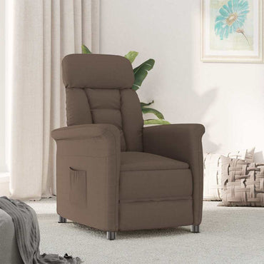 vidaXL Fauteuil marron 96,5 x 70,5 x 95 cm microfibre
