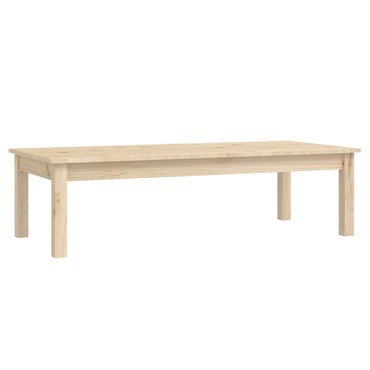 vidaXL Couchtisch 110x50x30 cm Massivholz Kiefer