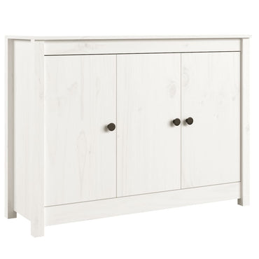 vidaXL Buffet blanc 100x35x74 cm Bois de pin massif