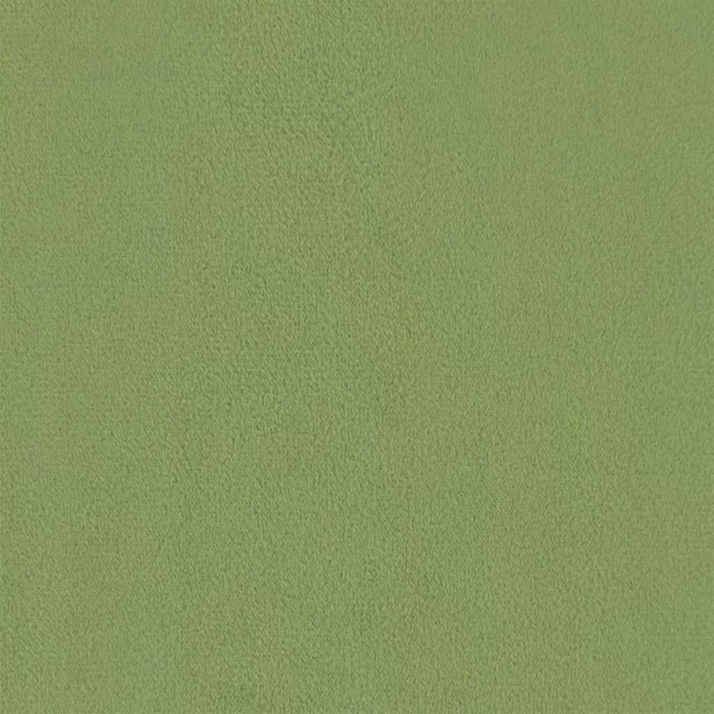 Schaukelstuhl Ohrensessel Hellgrün Samt und Massivholz