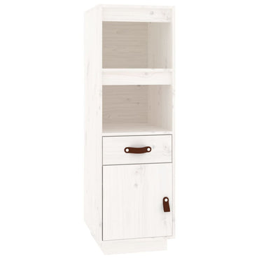 vidaXL Highboard blanc 34x40x108,5 cm pin massif