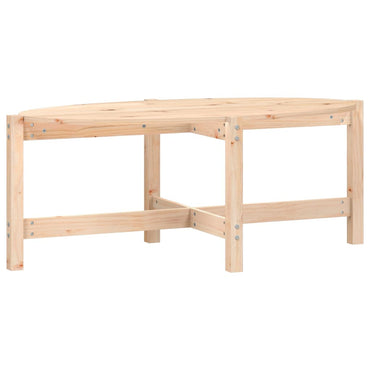 vidaXL Couchtisch 118x63x45 cm Massivholz Kiefer