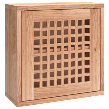 vidaXL Armoire murale 42x18x42 cm Bois de noyer massif