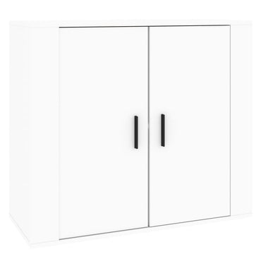 vidaXL Buffet blanc 80x33x70 cm en bois d'ingénierie