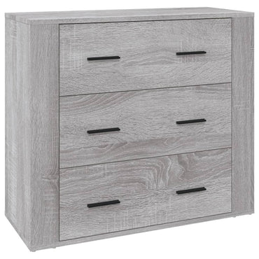 vidaXL Buffet bas gris sonoma 80x33x70 cm en bois d'ingénierie