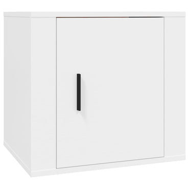 vidaXL Nachttisch Weiß 50x39x47 cm