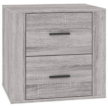 vidaXL Nachttisch Grau Sonoma 50x39x47 cm