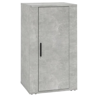 vidaXL Commode de salon gris béton 40x33x70 cm en bois d'ingénierie