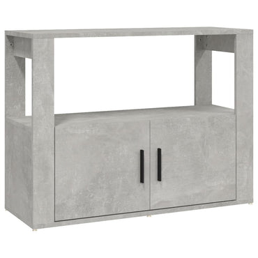 vidaXL Buffet gris béton 80x30x60 cm Bois d'ingénierie