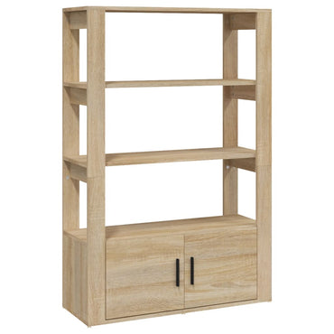 vidaXL Commode Chêne Sonoma 80x30x119,5 cm Bois d'ingénierie