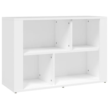 vidaXL Commode blanche 80x30x54 cm en bois d'ingénierie