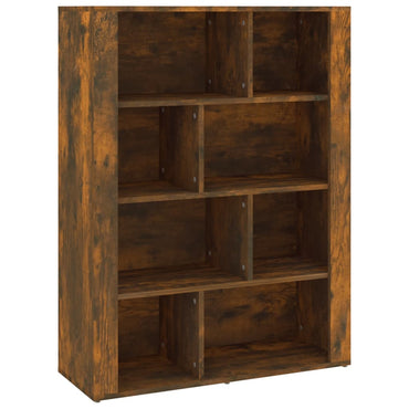 vidaXL Buffet en chêne fumé 80x30x106 cm Bois d'ingénierie